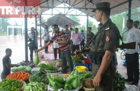 Tripura Srinagar border haat Export Volume swelling and securing good response